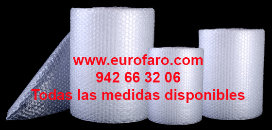 Rollos de Plástico de Burbuja para Protección de Envíos Paquetería Muebles Cuadros Cristal